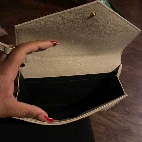 Saint Laurent clutch beige - Picture 3 of 4